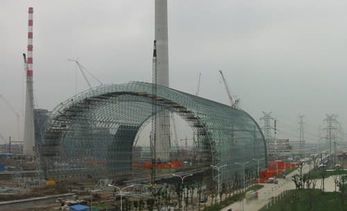 發電廠球形網架